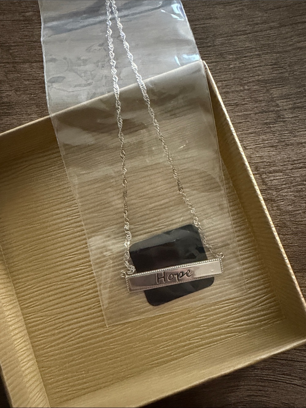 Bella Luce Hope Bar Necklace - Picture 2 of 4